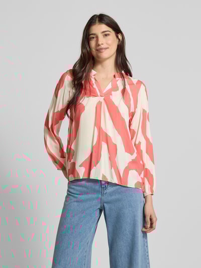 ZABAIONE Relaxed Fit Bluse mit Tunikakragen Modell 'Mi44llaa' Pink 4
