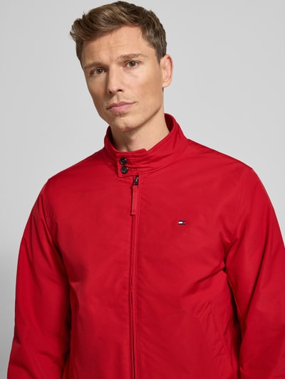 Tommy Hilfiger Relaxed Fit Blouson mit Logo-Stitching Rot 3