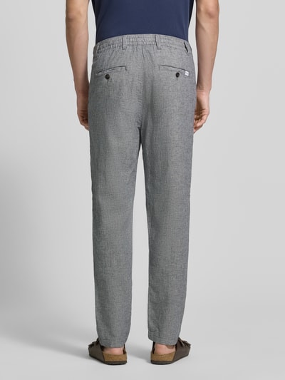 Selected Homme Slim Fit Hose aus Baumwoll-Leinen-Mix Modell 'BRODY' Hellblau 5