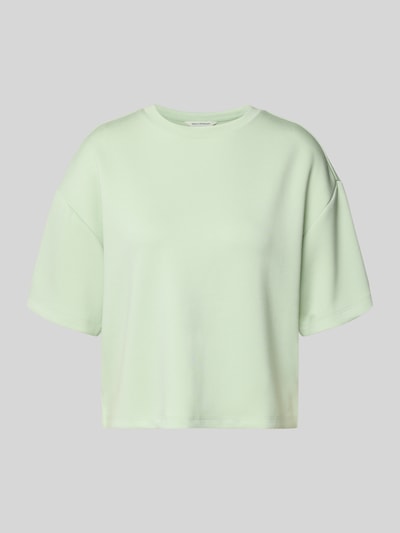 Productfoto, Boxy Fit Sweatshirt aus Viskose-Mix met 1/2-mouw van MSCH Copenhagen, model 'Nilda Ima', lichtgroen, ronde hals, glad oppervlak