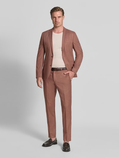 s.Oliver BLACK LABEL Slim Fit Sakko mit Viskose-Anteil Rostrot 1