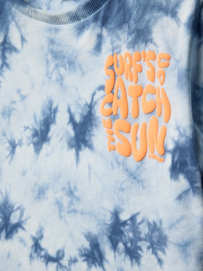 s.Oliver RED LABEL Regular Fit T-Shirt aus reiner Baumwolle Blau 2