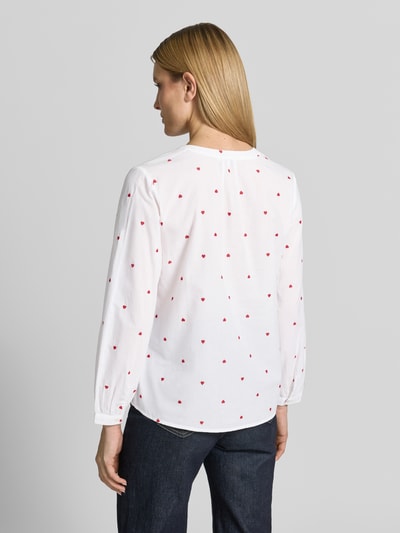 Tom Tailor Regular Fit Hemdbluse aus reiner Baumwolle Weiss 5