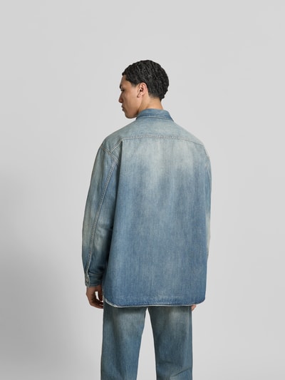 MM6 Maison Margiela Relaxed Fit Jeanshemd aus Baumwolle Jeansblau 5
