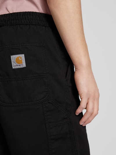 Carhartt Work In Progress Korte broek met elastische band, model 'FLINT' Zwart - 3