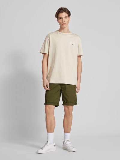 Tommy Jeans Shorts in unifarbenem Design Modell 'SCANTON' Bottle 1