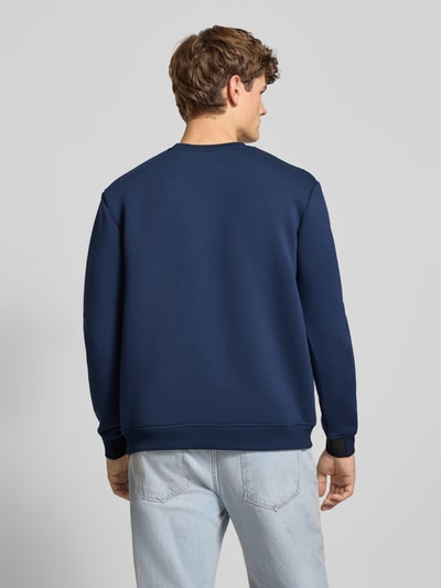 Ellesse Sweatshirt mit Label-Print Modell 'CORVARO' Marine 5