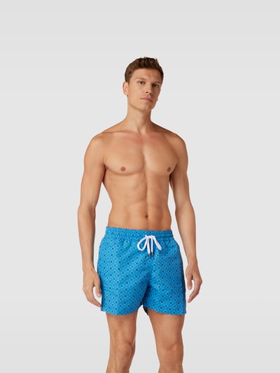 Frescobol Carioca Badehose mit Allover-Muster Ocean Melange 4