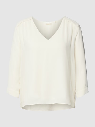 s.Oliver BLACK LABEL Blouse met 3/4-mouwen Ecru - 2