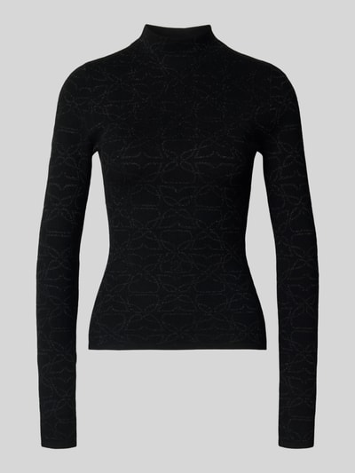 HUGO Slim Fit Pullover aus Viskose-Mix Modell 'SINEPRO' Black 2