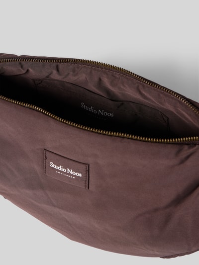 STUDIO NOOS Crossbody Bag mit Label-Detail Dunkelbraun 5
