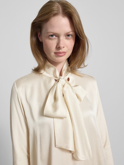 Milano Italy Bluzka z wiązanym detalem Złamany biały 3