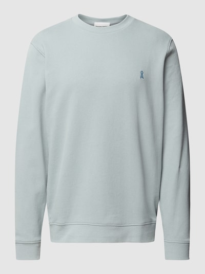 Armedangels Sweatshirt mit Label-Stitching Modell 'BAARO' Mint 2