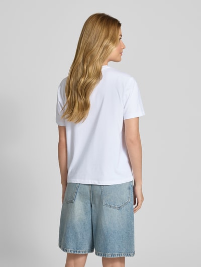 Vila T-shirt met motiefprint, model 'NORA' Offwhite - 5