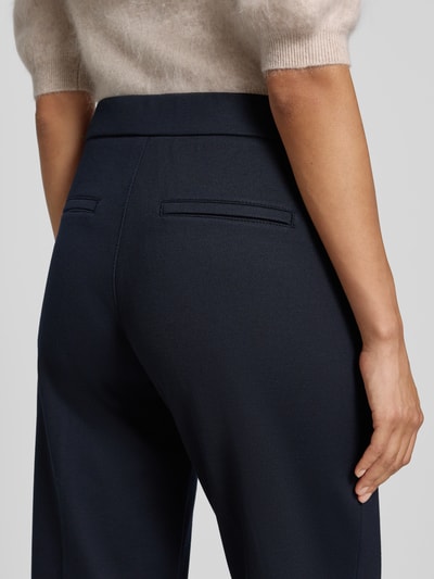Angels Spodnie materiałowe z elastycznym pasem model ‘LIZ’ Granatowy 3