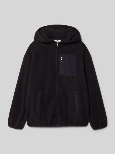 CHAMPION Bluza rozpinana z kapturem i wpuszczanymi kieszeniami Czarny 1