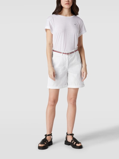 Tommy Hilfiger Bermudashorts mit seitlichen Eingrifftaschen Weiss 1