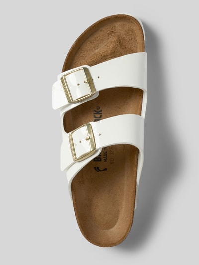 Birkenstock Sandalen mit Dornschließe Modell 'Arizona' Weiss 4