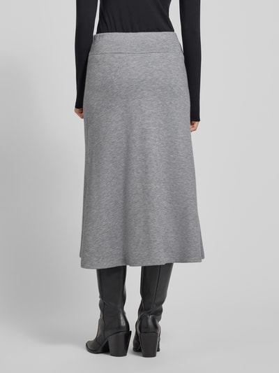 More & More Strickrock aus Viskose-Mix mit elastischem Bund Mittelgrau 5