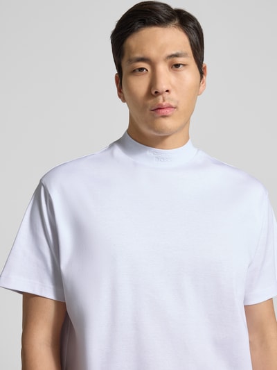 BOSS Green T-shirt o kroju relaxed fit z czystej bawełny model 'SPIRIT70' Biały 3