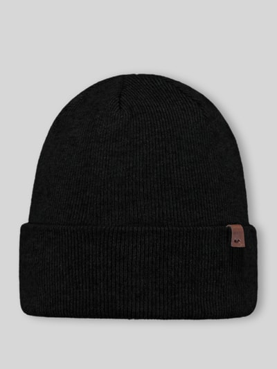 Barts Beanie mit Umschlagabschluss aus Viskosemix Black 1