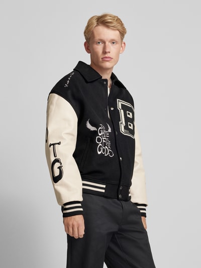 Balr. Jacke mit Label-Badge Modell 'Game of the Gods' Black 4