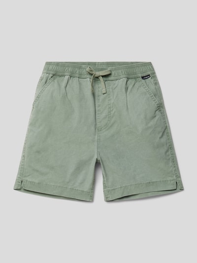 Quiksilver Korte broek met labeldetails, model 'TAXER' Rietgroen - 1