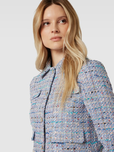 Rich & Royal Blazer mit Strukturmuster Rauchblau 3