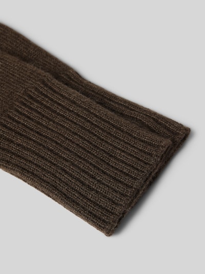 Seeberger Handschoenen van puur kasjmier Donkerbruin - 2