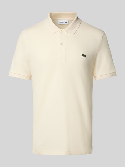 Lacoste Slim Fit Poloshirt aus reiner Baumwolle Offwhite 2
