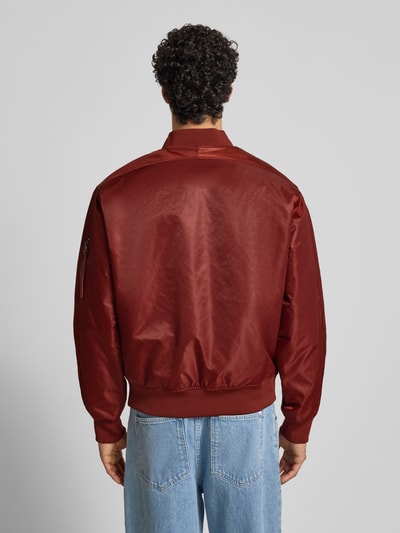 Calvin Klein Jeans Bomberjacke mit Label-Stitching Rot 5