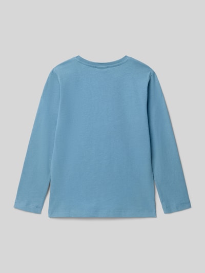 s.Oliver RED LABEL Regular Fit Langarmshirt aus reiner Baumwolle Rauchblau 3