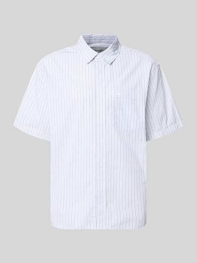 Carhartt Work In Progress Regular Fit Freizeithemd mit Kentkragen Modell 'Keene' Weiss 1