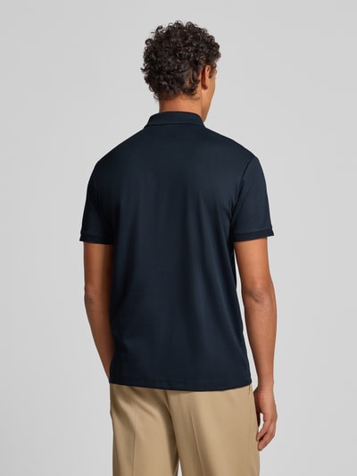 SELECTED HOMME Regular Fit Poloshirt aus Baumwoll-Mix Modell 'FAVE' Marine 5