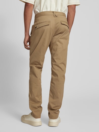 PME Legend Stoffen broek met Franse steekzakken Zand - 5