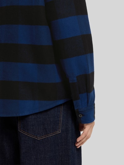 HUGO Blue Overshirt mit Logo-Patch Marine 6