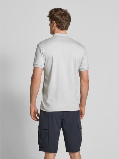 BOSS Green Regular Fit Poloshirt aus reiner Baumwolle Modell 'POLO FUTURE' Hellgrau 5
