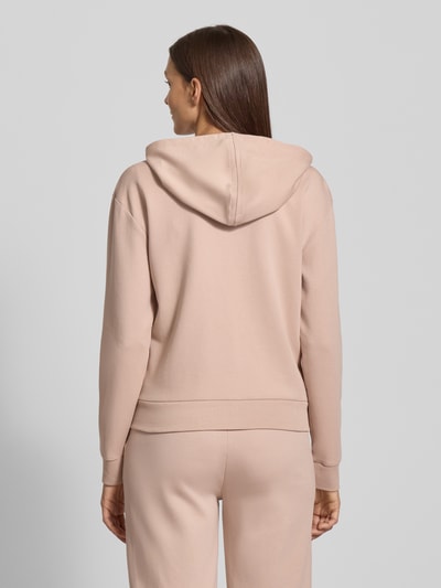 BOSS Regular fit sweatjack van katoenmix, model 'SHINY B' Beige - 5