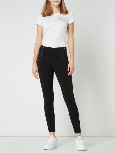 ARMANI EXCHANGE Leggings mit Zierreißverschlüssen  Black 1