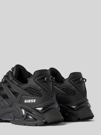 Guess Sneakersy z detalami z logo model ‘BELLUNA’ Czarny 2