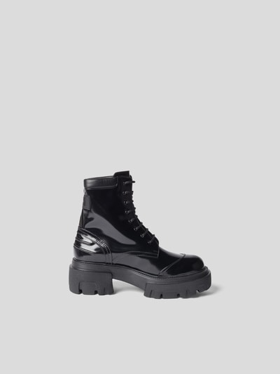 MSGM Schnürboots mit Blockabsatz Black 5