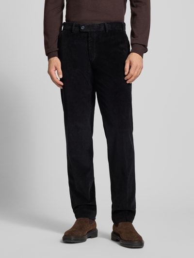 Hiltl Corduroy broek met achterzakken, model 'PARMA' Donkerblauw - 4