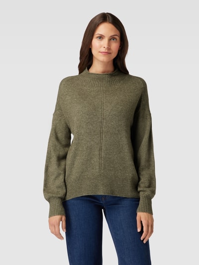 Esprit Strickpullover mit Strukturmuster Khaki 4