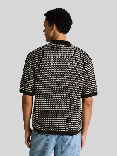 Tom Tailor Denim Regular Fit Poloshirt aus Baumwoll-Mix Black 5