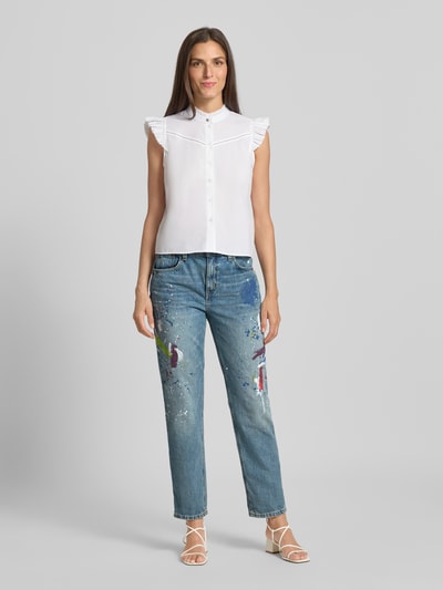 Lauren Ralph Lauren Boyfriend Jeans im Used-Look mit Eingrifftaschen Jeansblau 1