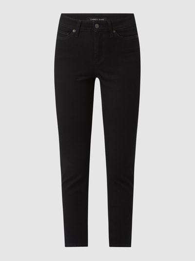 Cambio Korte jeans met stretch, model 'Piper' Zwart - 2