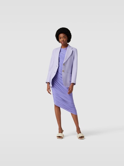 Victoria Beckham Blazer mit Reverskragen Lavender 1