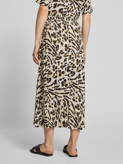 ICHI Midirock mit elastischem Bund Modell 'MARRAKECH' Beige 5