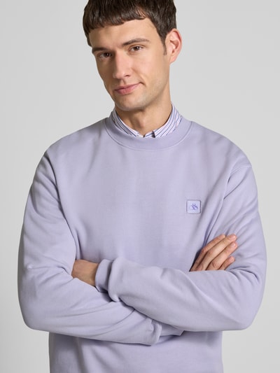 Scotch & Soda Sweatshirt mit Label-Detail Lavender 3