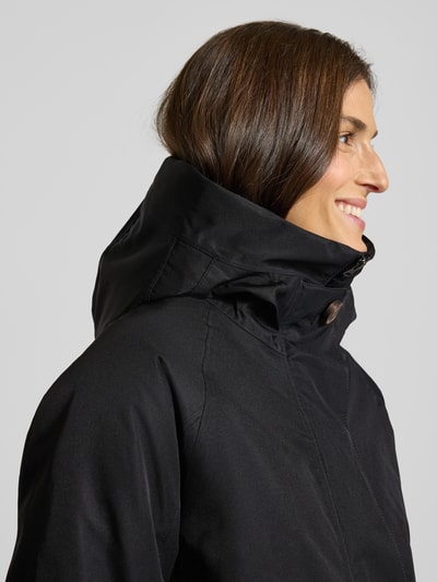 Didriksons Parka met capuchon, model 'LUNA' Zwart - 3